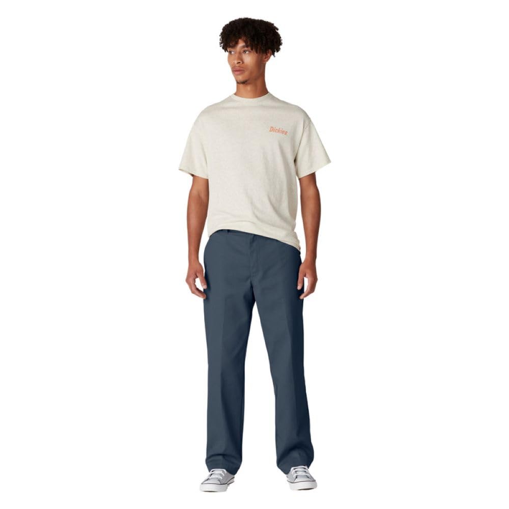 Dickies Men's Skateboarding Regular Fit Twill Pants - Durable Work & Casual Pants for Skaters, Construction & Outdoor Activities