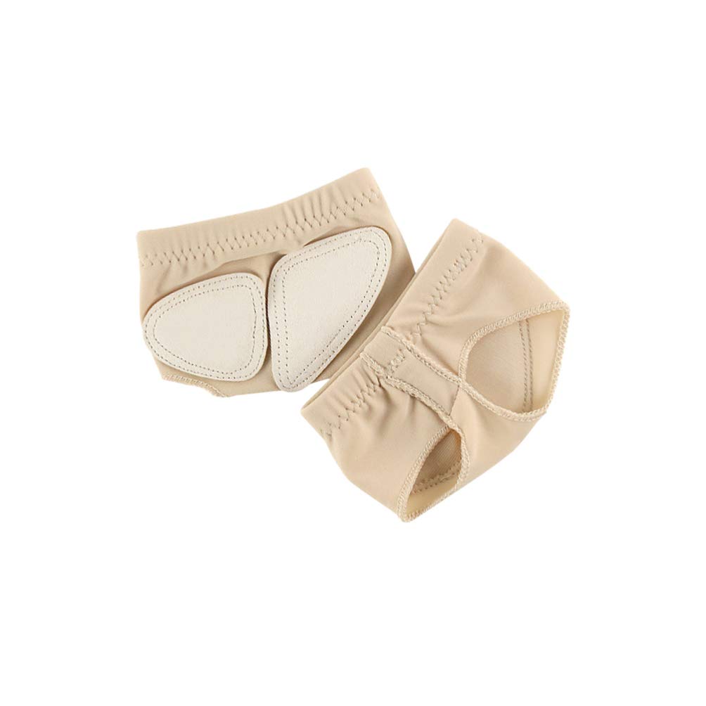 Exceart S Pair Dance Foot Thong - Professional Suede Bottom Ballet Dance Toe Pad, Ballet Belly Dance Toe Undies for Girls & Women, Size 1 - Perfect for Ballet, Belly Dance, and Dance Practice
