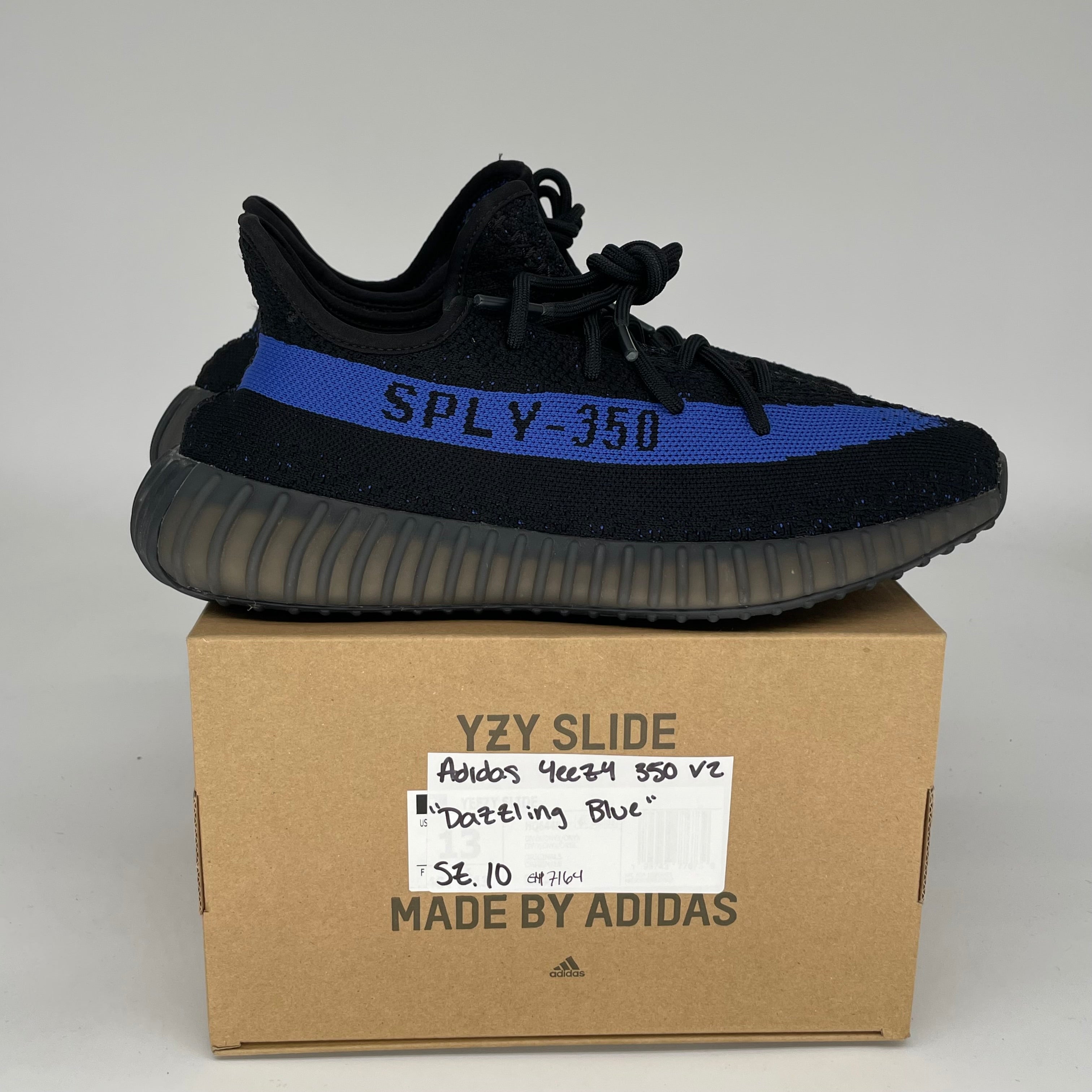 Adidas Yeezy Boost 350 V2 Dazzling Blue - Men's Size 10 Sneakers (GY7164) | Running Shoes, Casual Wear & Street Style Fashion