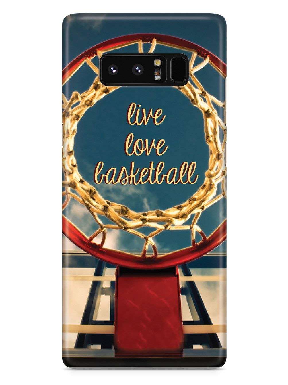 Inspired Cases - Samsung Galaxy Note 8 Case with 3D Textured Design - Shockproof & Protective Phone Cover for Note 8 - Perfect for Basketball Fans & Sports Enthusiasts