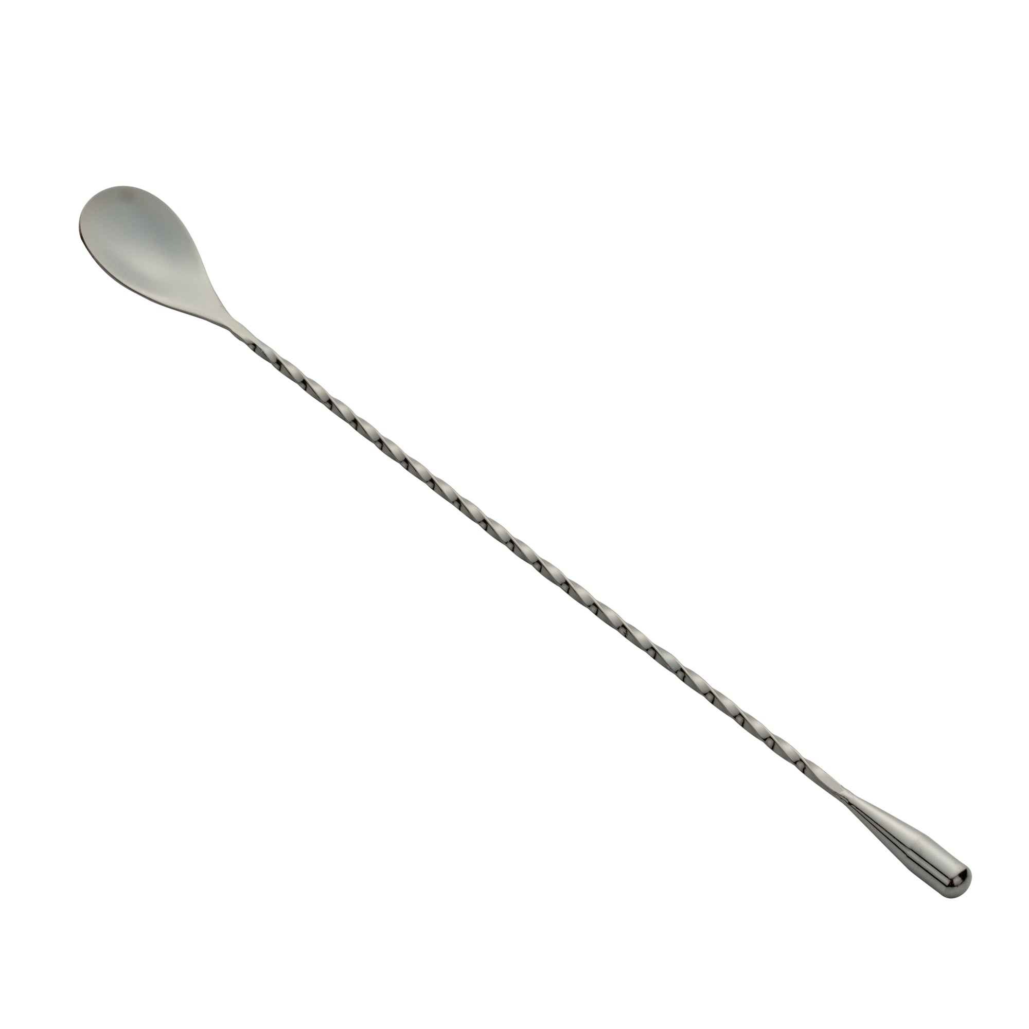 Premium Bar Lux Black Plated Stainless Steel Belicoso Barspoon - 12