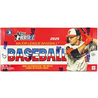 2025 Topps Heritage Baseball Hobby Box - 36 Packs with Exclusive Cards - Perfect for Collectors & Fantasy Baseball Fans - Great for Gifting, Trading, and Displaying in Your Sports Memorabilia Collection