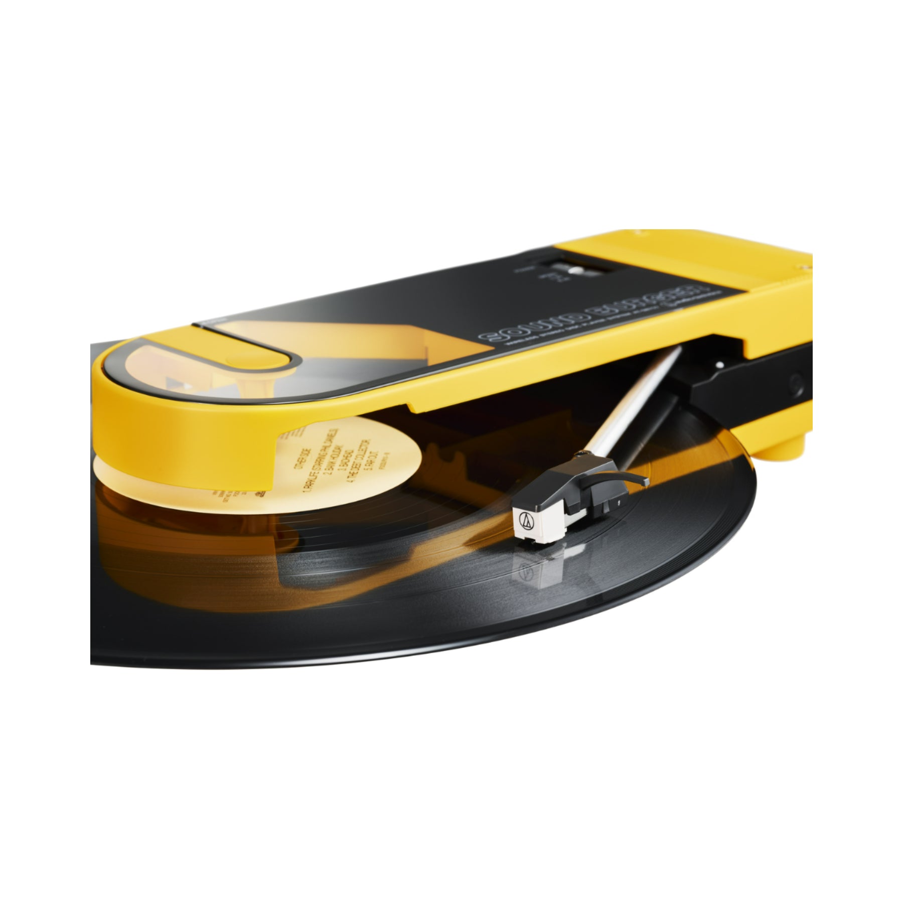 Audio Technica AT SB727 Sound Burger Compact Portable Turntable - Play Vinyl Records Anywhere, Perfect for Home, Office & Travel Use