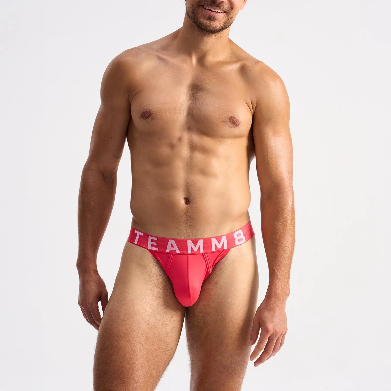 Teamm8 Spartacus Men's Briefs - Soft Cotton Underwear with Hibiscus Print - Comfortable & Breathable for Daily Wear, Gym, and Sports Activities