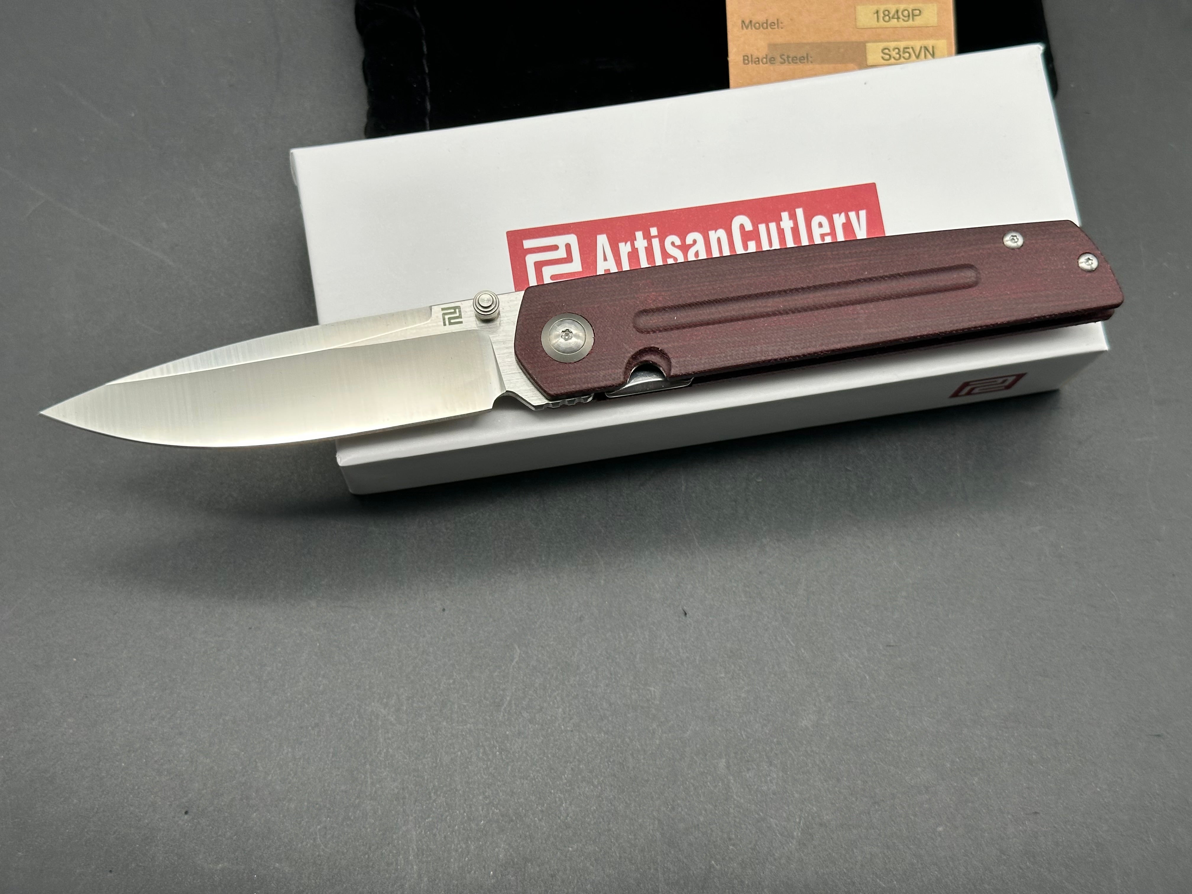 Artisan Cutlery Sirius Liner Lock Folding Knife - 3.5