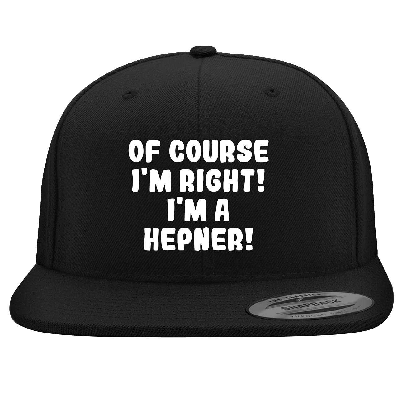 Yupoong 6089 Structured Flat Bill Snapback Hat - Embroidered Trendy Baseball Cap for Men & Women | Perfect for Streetwear, Sports & Casual Outfits
