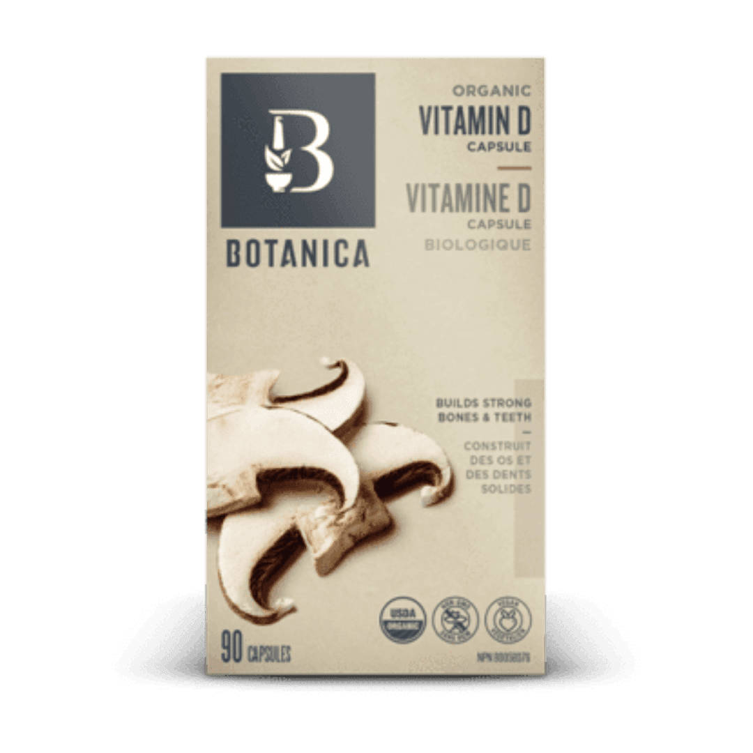 Organic Vitamin D3 5000 IU - 90 Softgel Capsules for Immune Support & Bone Health - Botanica Premium Supplement for Adults & Seniors - Ideal for Daily Wellness & Indoor Lifestyles