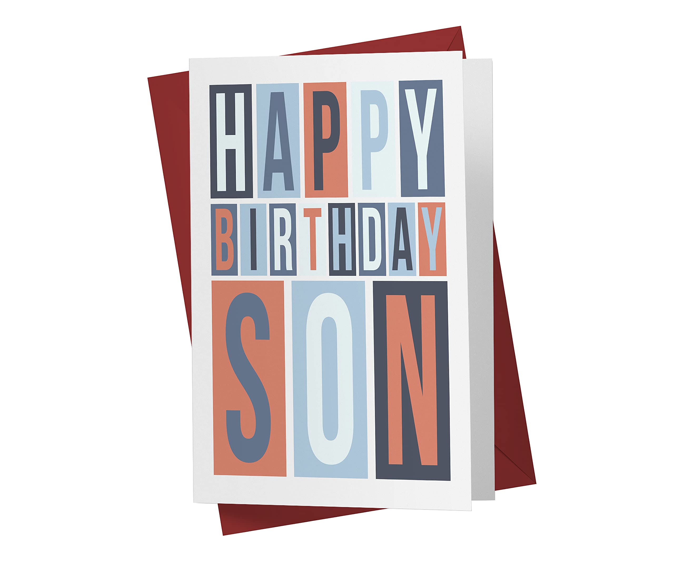 Funny Birthday Card for Son - Humorous Anniversary Card from Parents - Unique Child Birthday Card with Envelope - Perfect for Son's Birthday, Father's Day & Special Occasions
