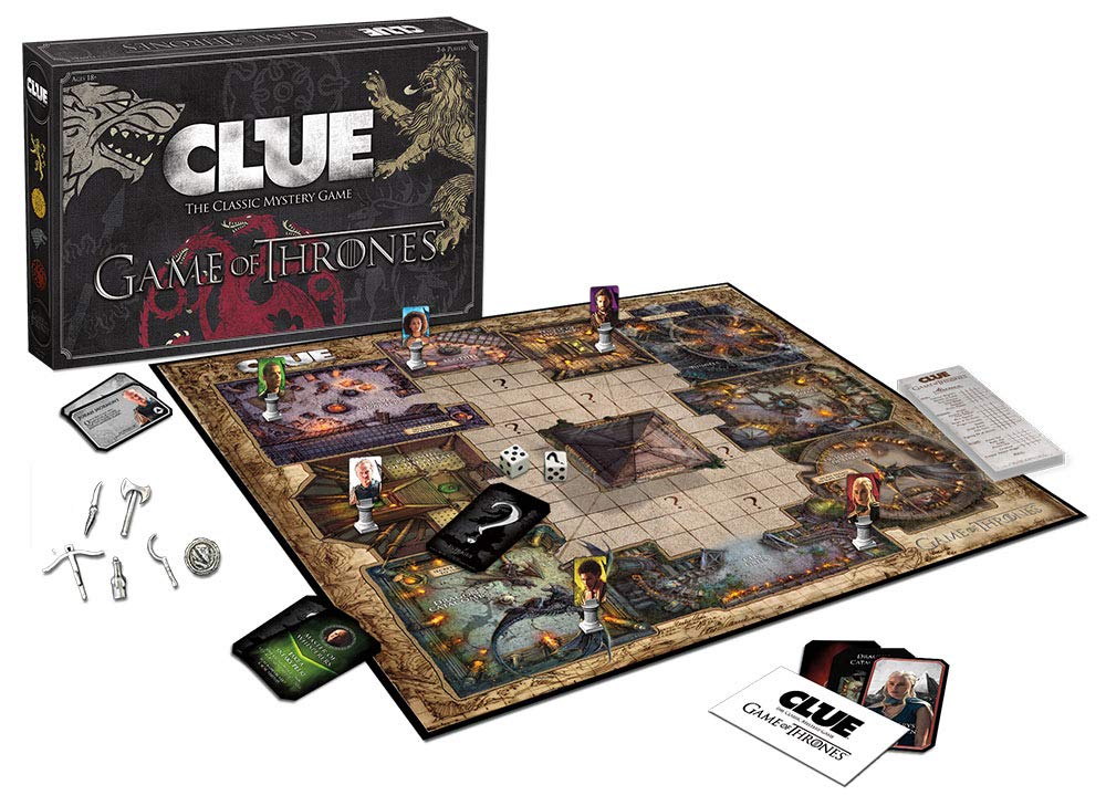 USAopoly Clue Game of Thrones Board Game - Official HBO Merchandise | Strategy Mystery Game Inspired by the Hit TV Show | Perfect for Game Nights & GOT Fans