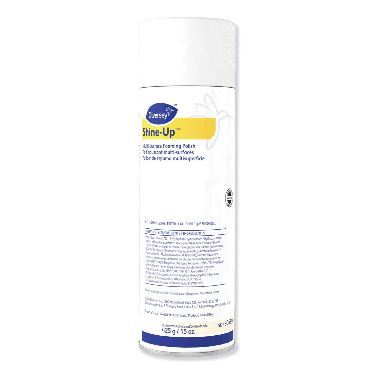 DVO904390 - Multi Foaming Furniture Polish for Wood, Leather & Vinyl - Restores Shine & Protects - Ideal for Home, Office & Car Interior Care