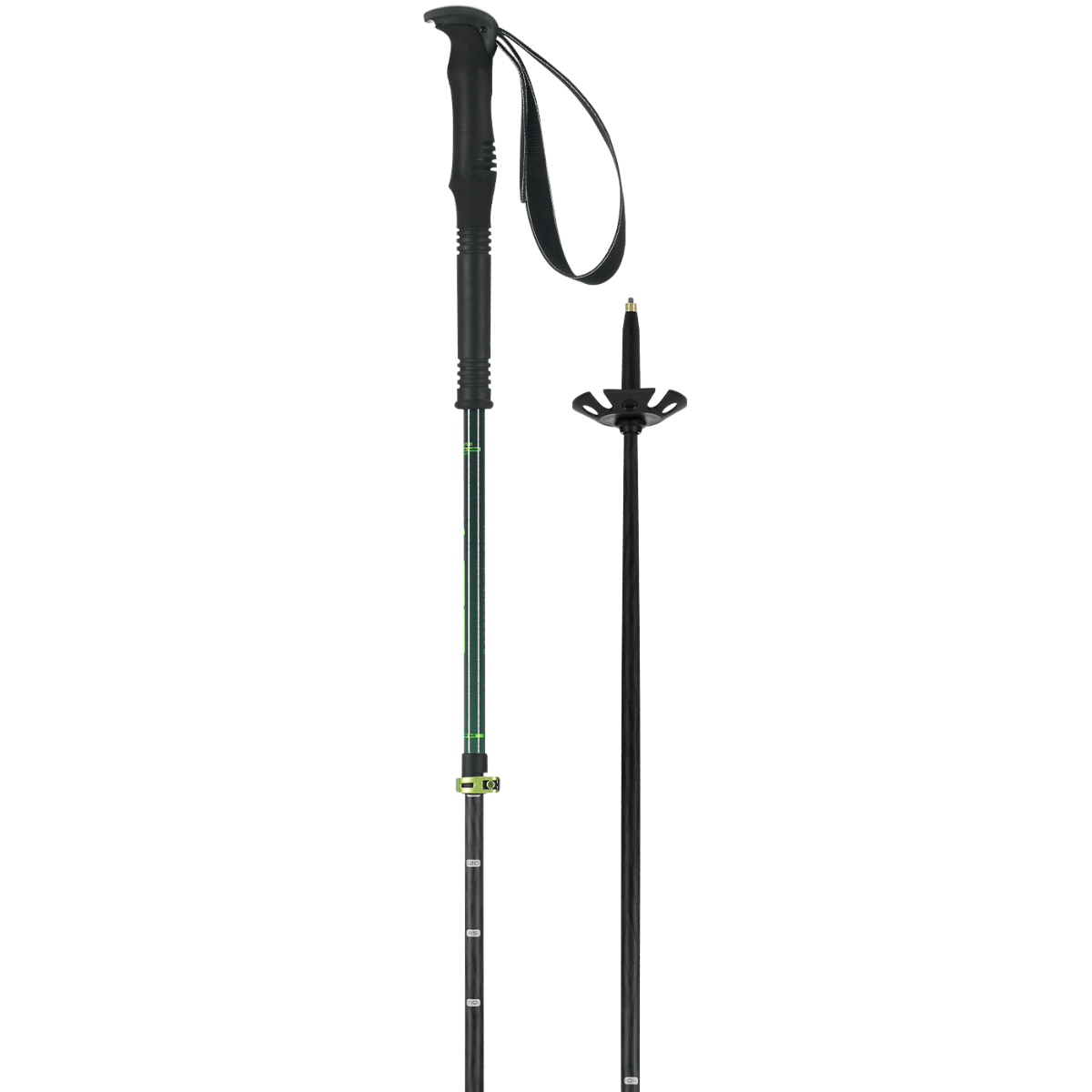 Elan Tour Carbon Adjustable Trekking Poles - Lightweight & Durable Hiking Sticks for Men & Women - Perfect for Backpacking, Mountaineering & Outdoor Adventures
