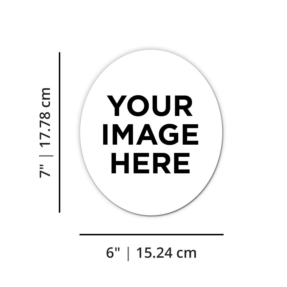 250 Custom Oval Die Cut Stickers 6