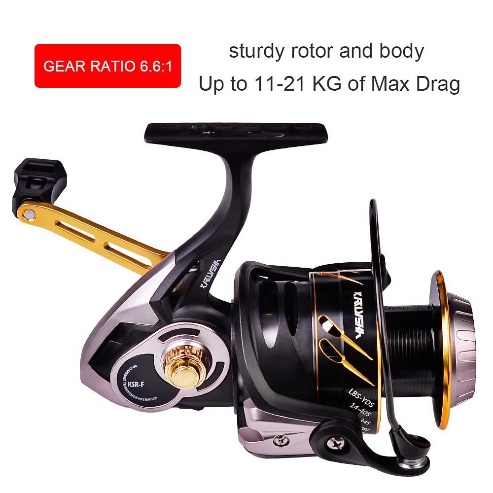 Premium Carbon Fiber Spinning Fishing Reel - Lightweight Aluminum Spool with Smooth Drag System for Saltwater & Freshwater (Size 2000-6000) - Ideal for Carp, Bass, and Offshore Fishing Adventures