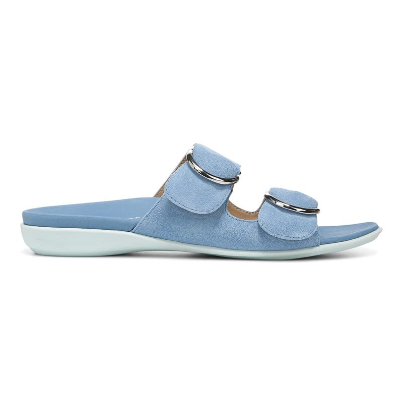 Vionic Women's Mirage Corlee Casual Slip-On Slide Sandals - Orthotic Arch Support Comfort Sandals with Three-Zone Cushioning | Perfect for Beach, Poolside & Summer Walking