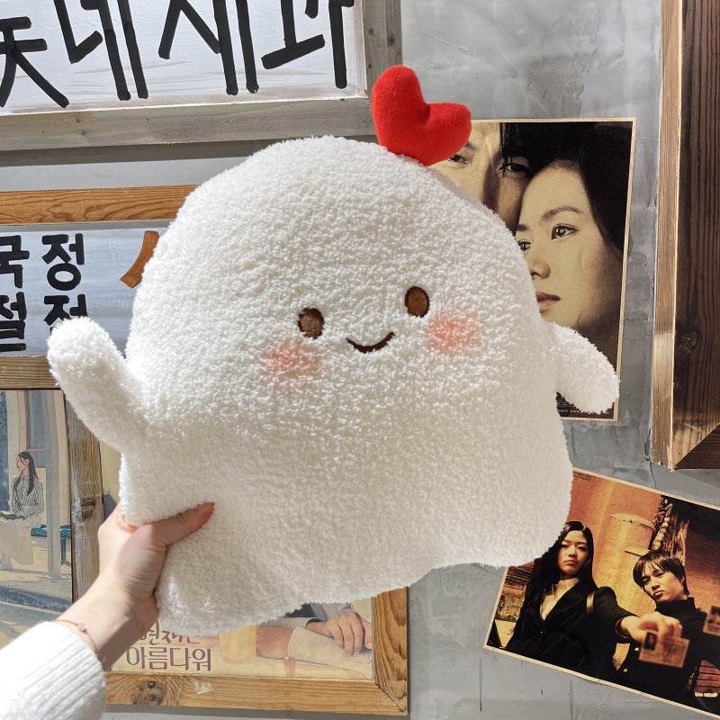 Boo Boo Buddy - Cute Kawaii Ghost Plush Toy for Kids | Soft Huggable Stuffed Animal | Perfect for Halloween Decor, Birthday Gifts & Comfort Companion