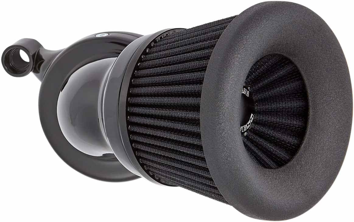 Arlen Ness 81-200 Velocity 65 Degree Air Cleaner Kit - High Performance Black Motorcycle Air Filter Upgrade for Harley Davidson - Perfect for Street Bikes & Custom Builds