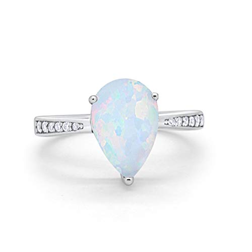 Created White Opal