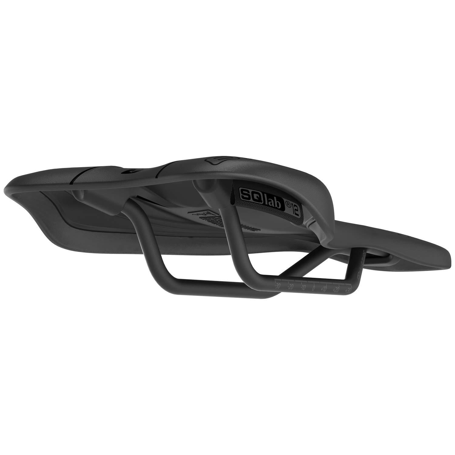 SQlab 612 Ergowave R Mountain Bike Saddle - Carbon Fiber Reinforced Polyamide Unisex MTB Saddle for Men & Women | Comfortable Cycling Seat for Trail Riding, Enduro & Cross-Country Biking