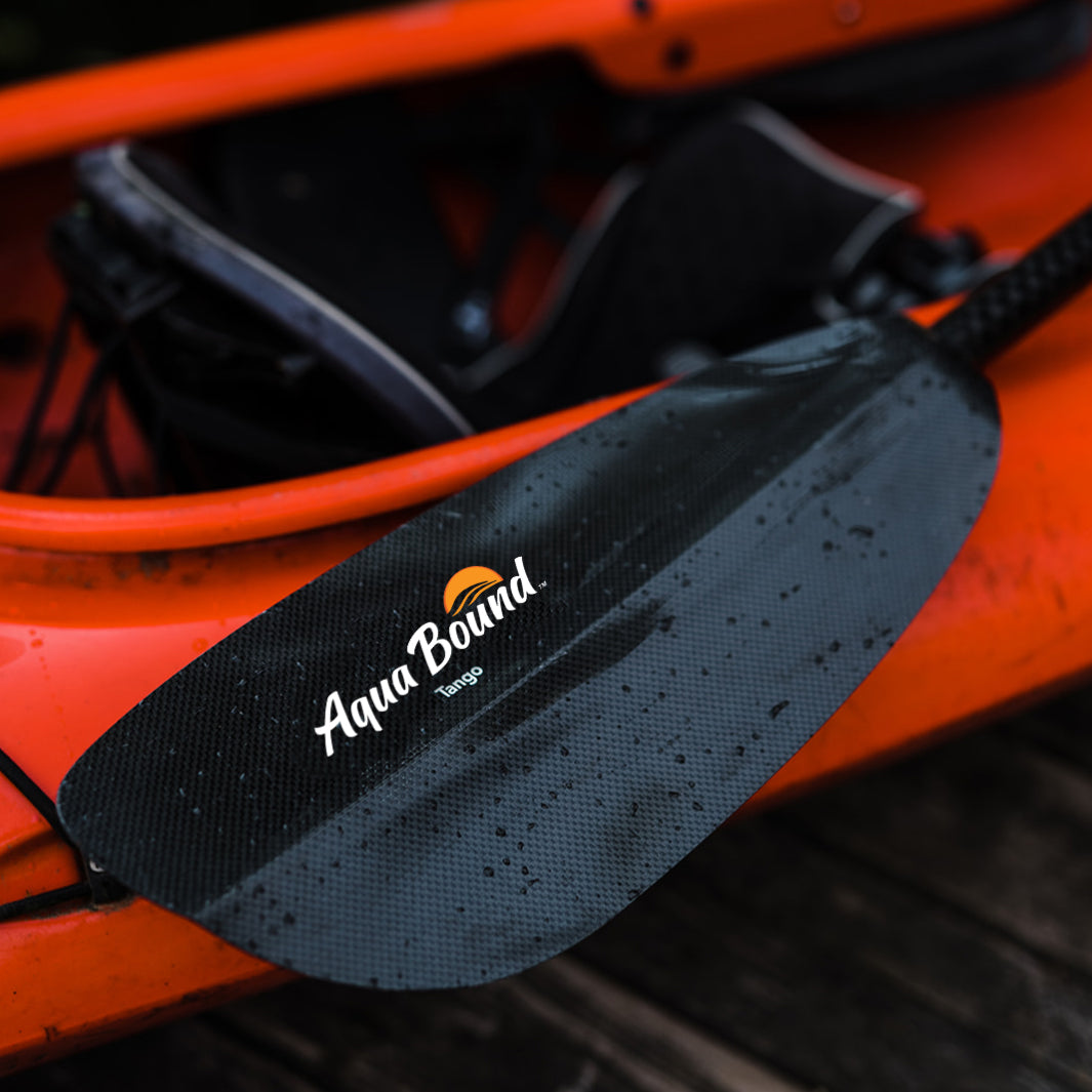 Aqua Bound Tango Carbon Straight 2-Piece Kayak Paddle - Lightweight & Durable for Touring & Recreational Kayaking (Closeout Sale)