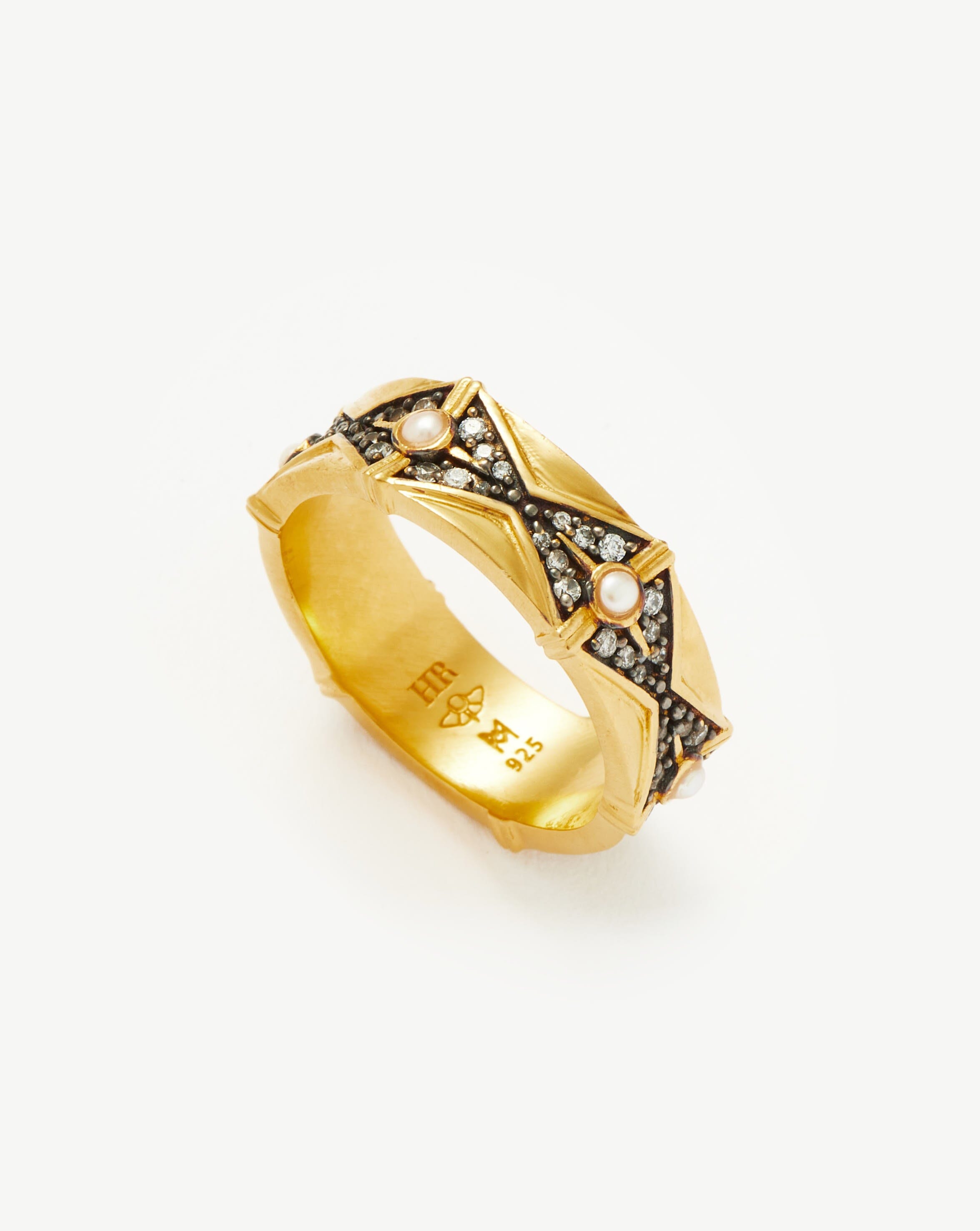Harris Reed Jewel in the Crown Ring - Elegant Statement Ring for Women | Perfect for Parties, Weddings & Special Occasions
