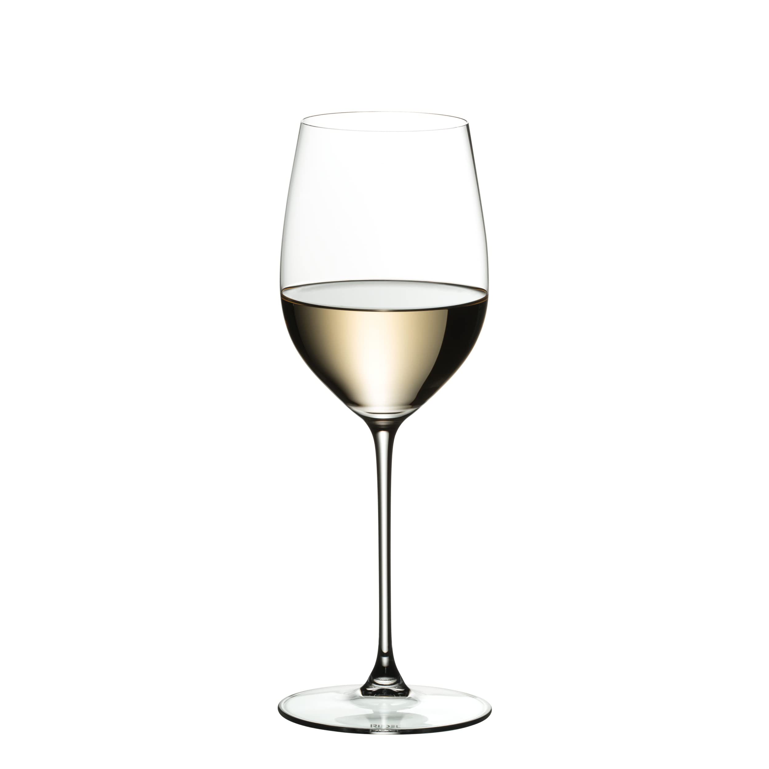 Riedel Veritas Viognier/Chardonnay Wine Glasses Set of 2 - 13.05oz Custom Engraved Crystal Stemware for White Wines - Perfect for Chardonnay, Pinot Grigio, Sauvignon Blanc - Ideal for Weddings, Anniversaries & Dinner Parties