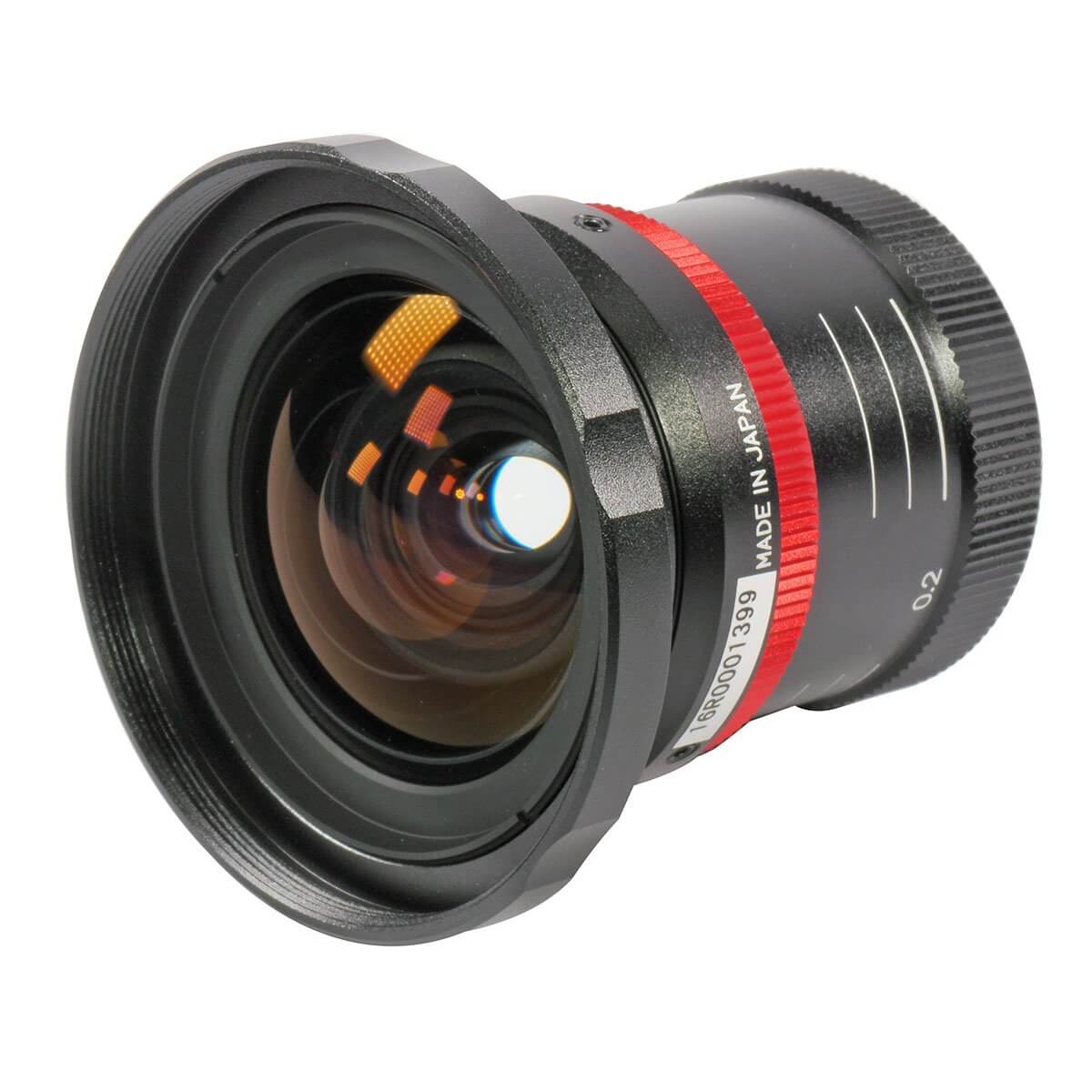 LM8HC V 1.2MP 8mm F1.4 Rugged Industrial C-Mount Lens for Machine Vision, Security Cameras & CCTV Systems