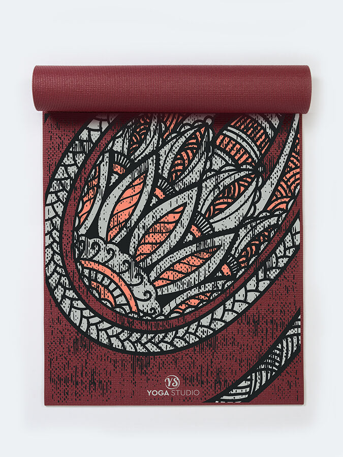 Premium 6mm Non-Slip Yoga Mat for Hot Yoga & Home Workouts - Eco-Friendly TPE Material for Enhanced Grip & Comfort