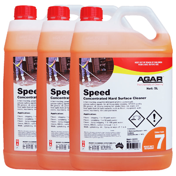 Agar Speed Concentrated Grease Cutting Detergent - Heavy Duty Kitchen Degreaser for Stoves, Ovens & Grills - Fast Acting Commercial-Grade Cleaning Solution