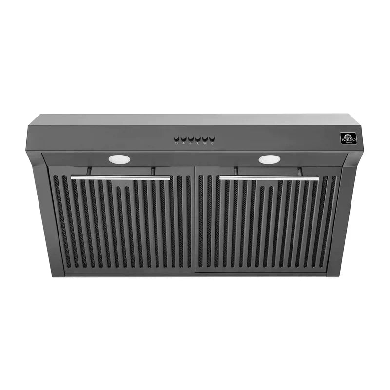 Forno Bari 30-Inch Under Cabinet Range Hood 400 CFM - FRHUC5255 | Powerful Ventilation for Kitchen, Stainless Steel Design, Easy Installation | Perfect for Home Cooking, Baking, and Grilling