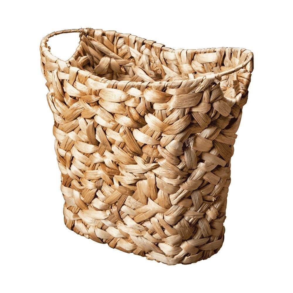 Handmade Rattan Laundry Basket with Lid - Woven Storage Basket for Laundry, Picnic, Plant Basin Cover, Groceries & Toy Storage | Perfect for Home Organization, Bathroom & Nursery Decor