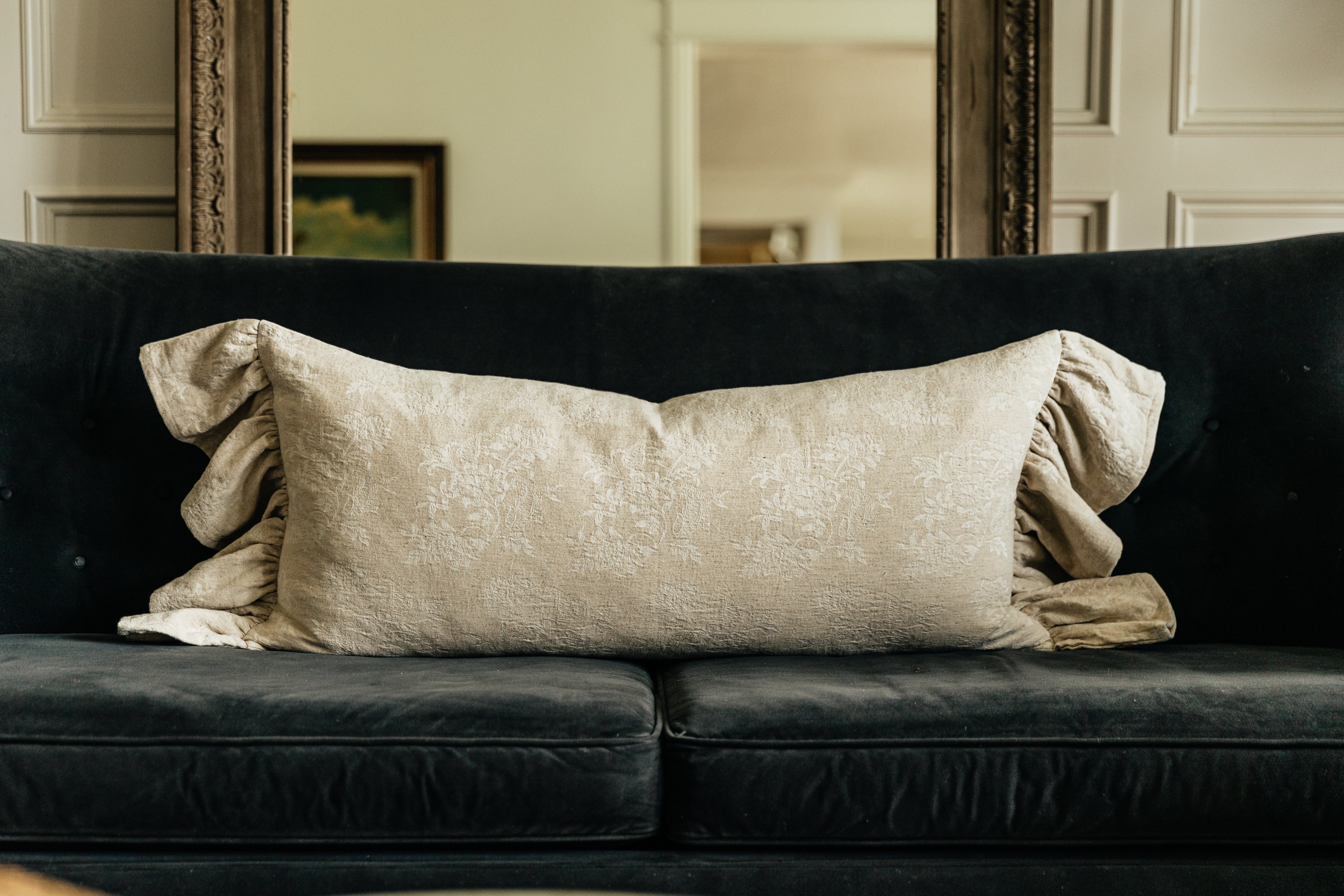 Jane XL Lumbar Pillow Cover - Soft & Supportive Back Cushion for Office Chair, Sofa, and Car Seat - Perfect for Home, Office, and Travel Use