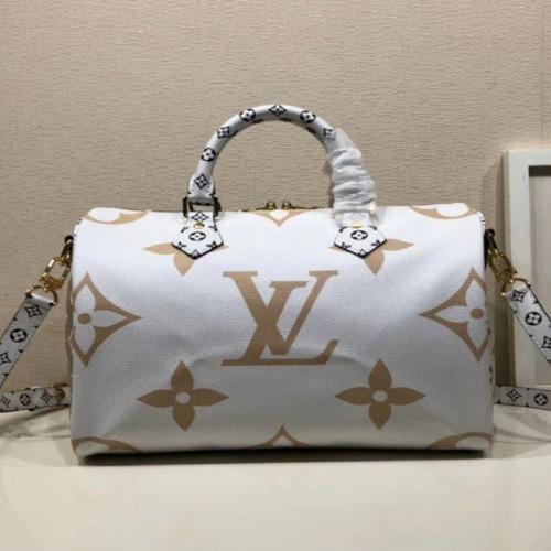 Louis Vuitton Speedy Bandouliere 30 Monogram Giant White Crossbody Bag - Perfect for Travel, Work & Everyday Luxury Fashion