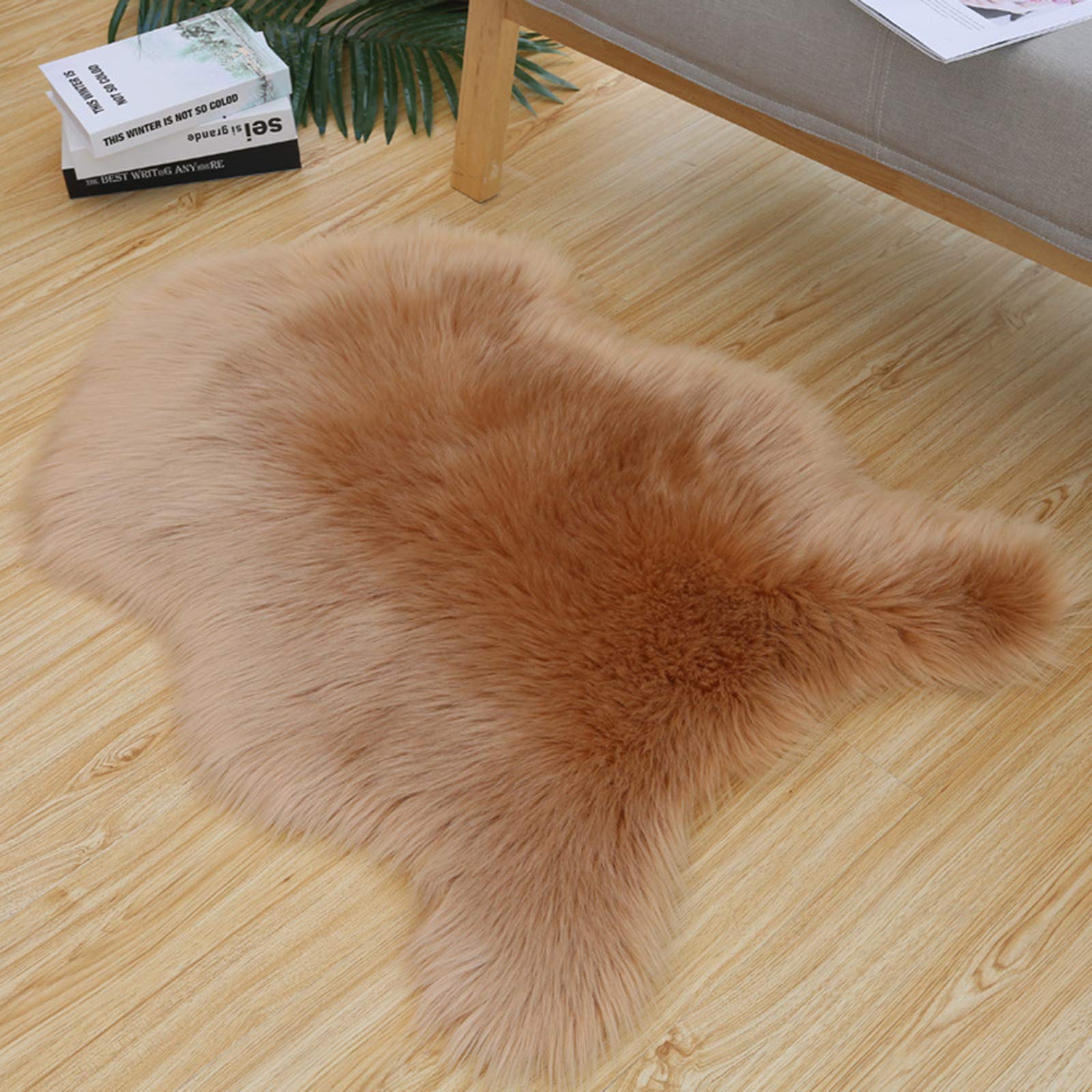 Soft Shaggy Area Rug - Fluffy Non-Slip Plush Faux Fur Carpet for Living Room, Nursery & Bedside | 1.5'x3' Cozy Home Decor | Perfect for Floor Comfort, Kids Play Area & Bedroom Accent