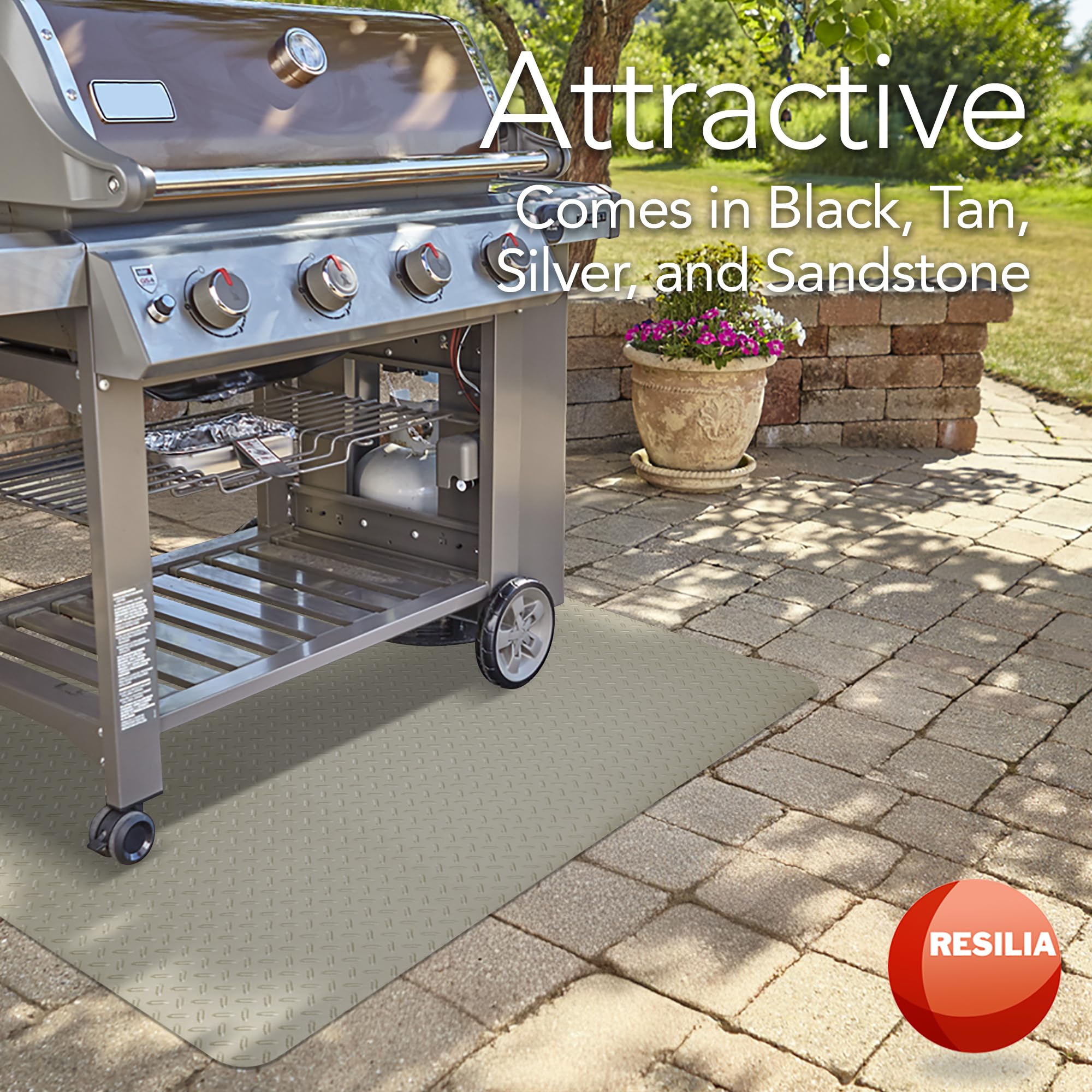 RESILIA Large Heavy Duty Under Grill Mat - 36