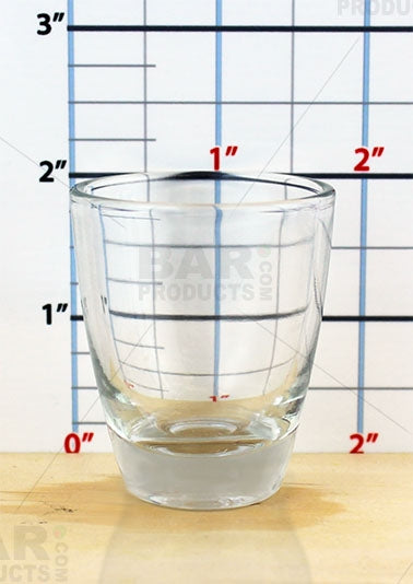 BarConic® 1 oz Barrel Shot Glass - Whiskey, Tequila, Bourbon Shooter for Parties, Bars & Home Entertaining