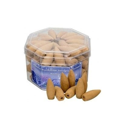 Premium Amber Backflow Incense Cones - Natural Aromatherapy for Meditation, Yoga & Home Relaxation | Long-Lasting Fragrance for Stress Relief & Spiritual Cleansing