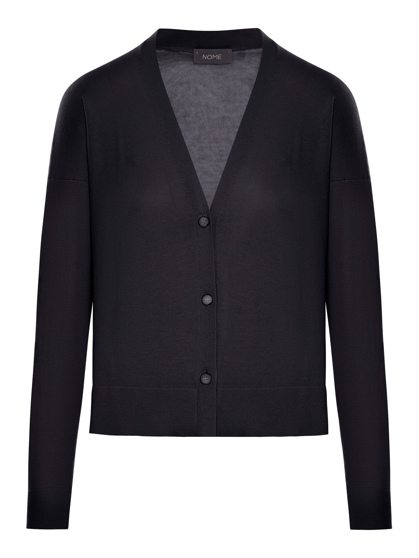 Nome Cotton Cardigan for Women - Soft & Comfortable Black Knit Sweater | Perfect for Casual Wear, Layering & Office Outfits