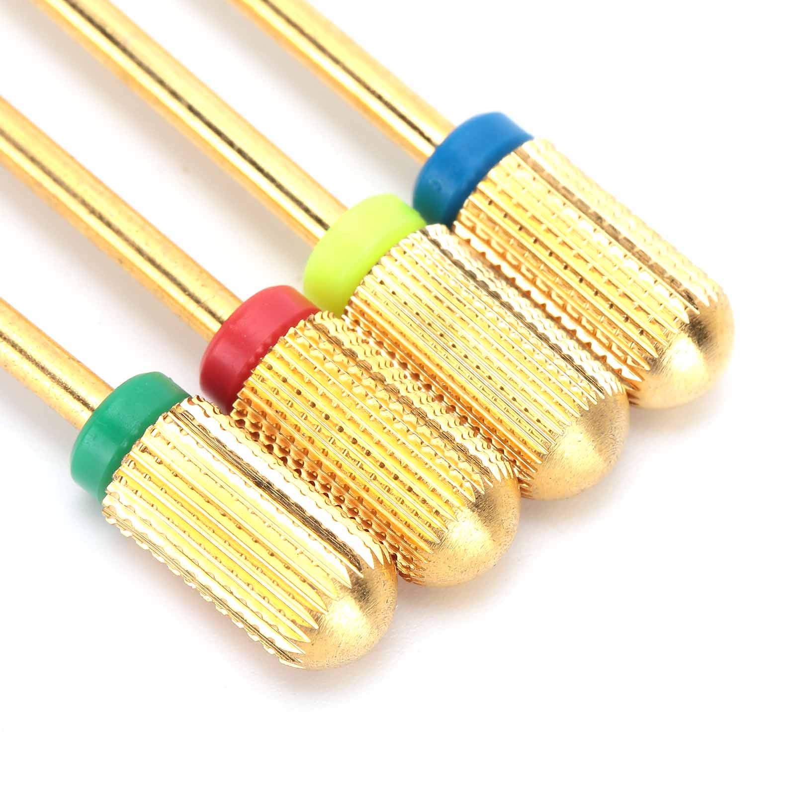 LANTRO JS Professional Nail Drill Bits Set for Manicure, Pedicure & Nail Art - High Speed Electric Nail File Accessories for Salon & Home Use