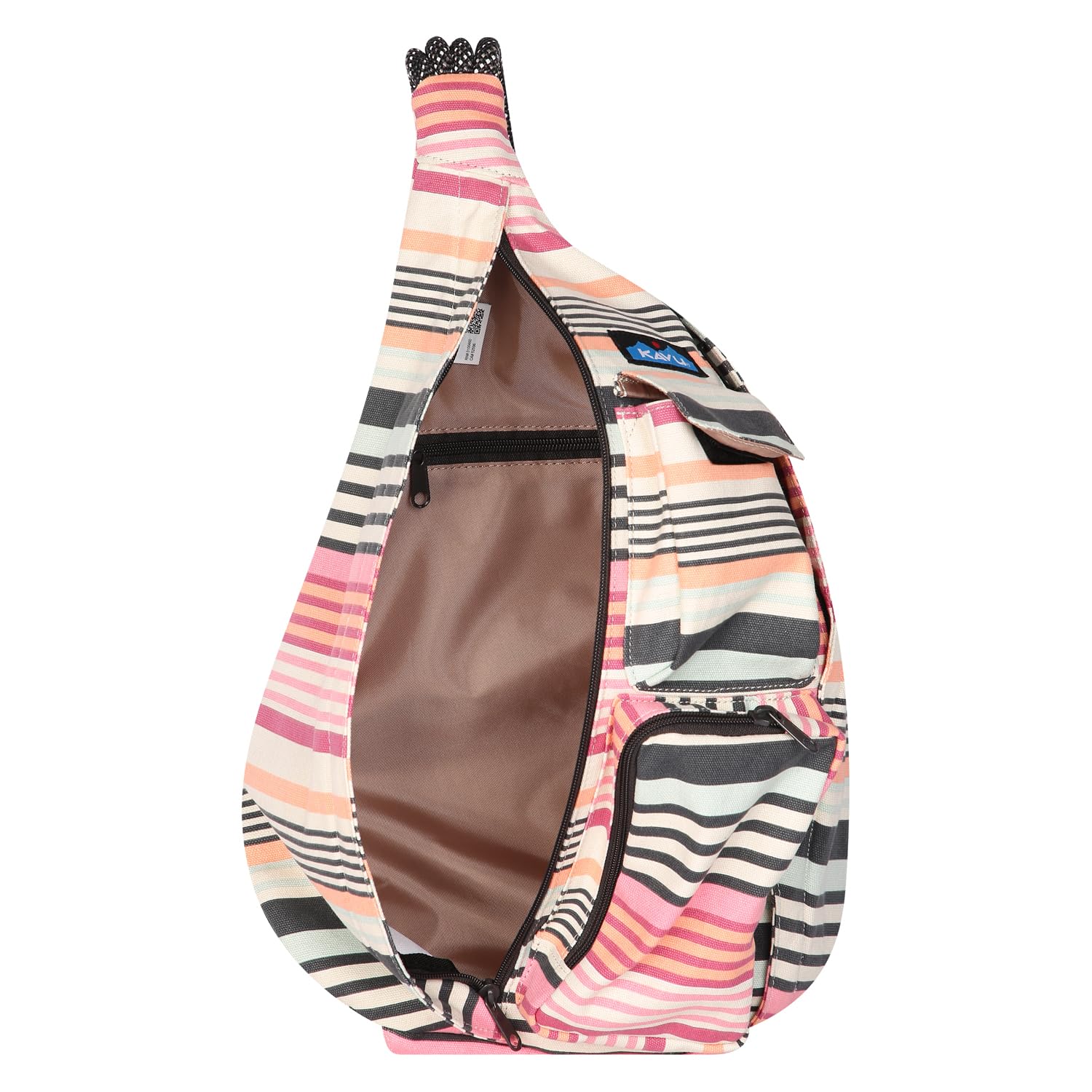 KAVU Original Rope Sling Bag - Adjustable Shoulder Strap Crossbody Backpack for Hiking, Travel & Outdoor Adventures | Lightweight & Durable Daypack for Men & Women