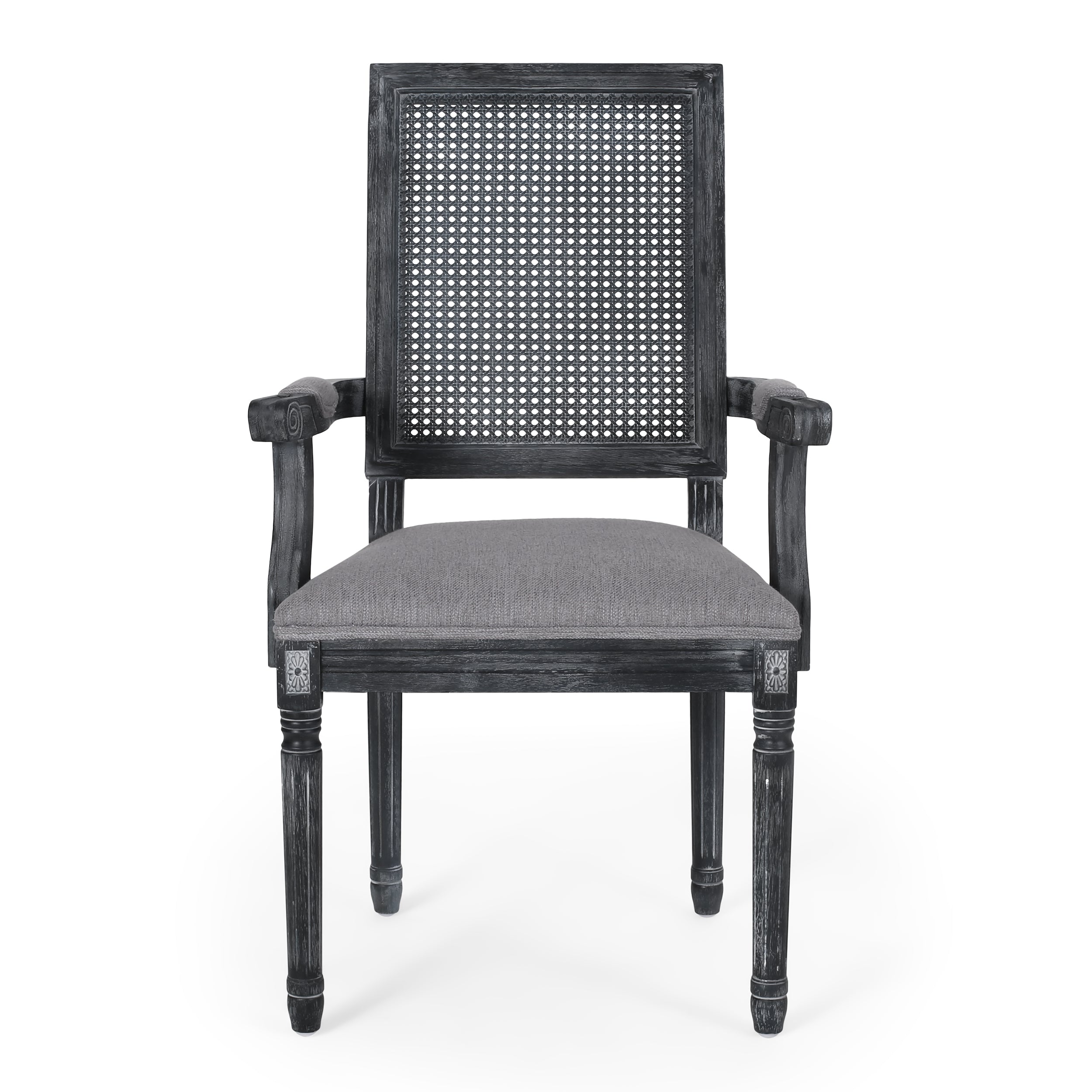 8 Modern Dining Chairs Set - Sturdy Wooden Kitchen Chairs with Padded Seats - Comfortable Home Restaurant Furniture for Dining Room, Kitchen, and Cafe Use