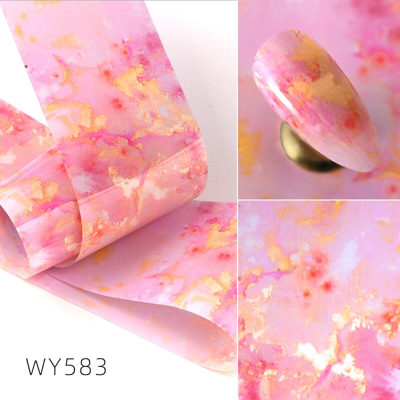 Premium WY Series Heat Transfer Foil Roll for DIY Crafts, T-Shirts & Apparel - Metallic & Holographic Designs for Custom Clothing, Bags & Home Decor Projects