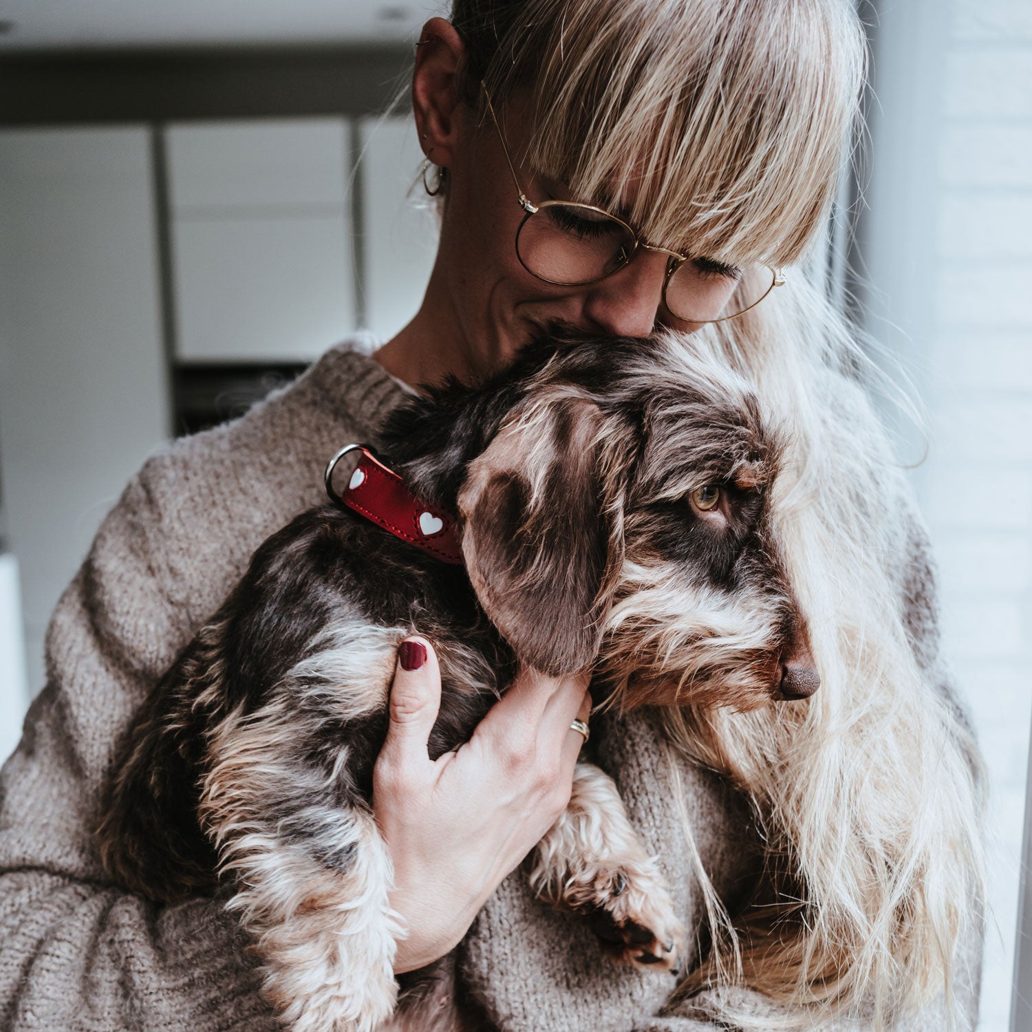 Alpen LOVE Dog Collars for Small & Medium Breeds - Adjustable, Durable & Stylish Pet Collar for Daily Walks & Outdoor Adventures
