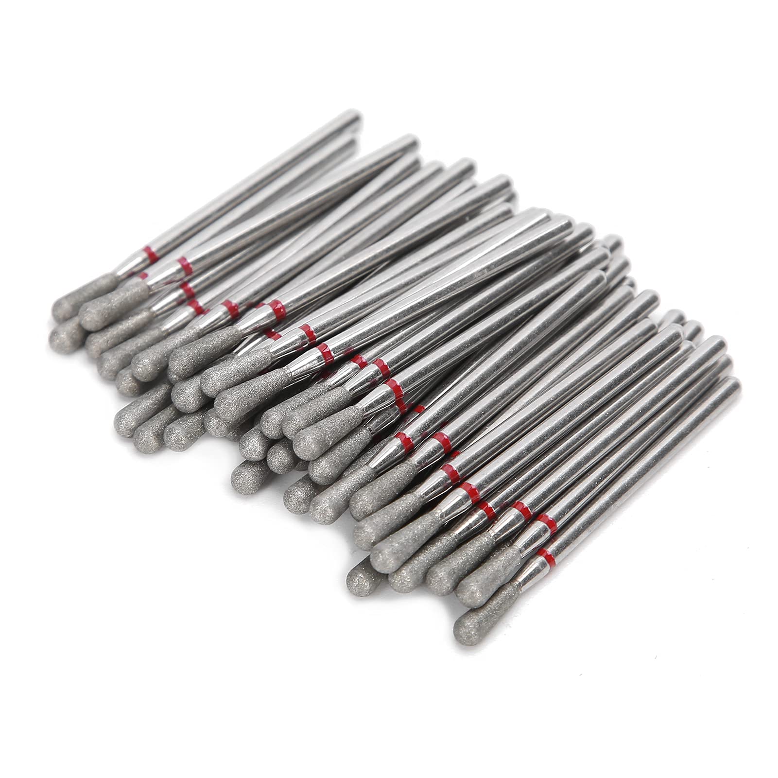 2-Piece Nail Drill Bit Set with 50pcs Professional Manicure Accessories - Nail Polisher, Grinding Heads for Women - Perfect for Home Salon & DIY Nail Care