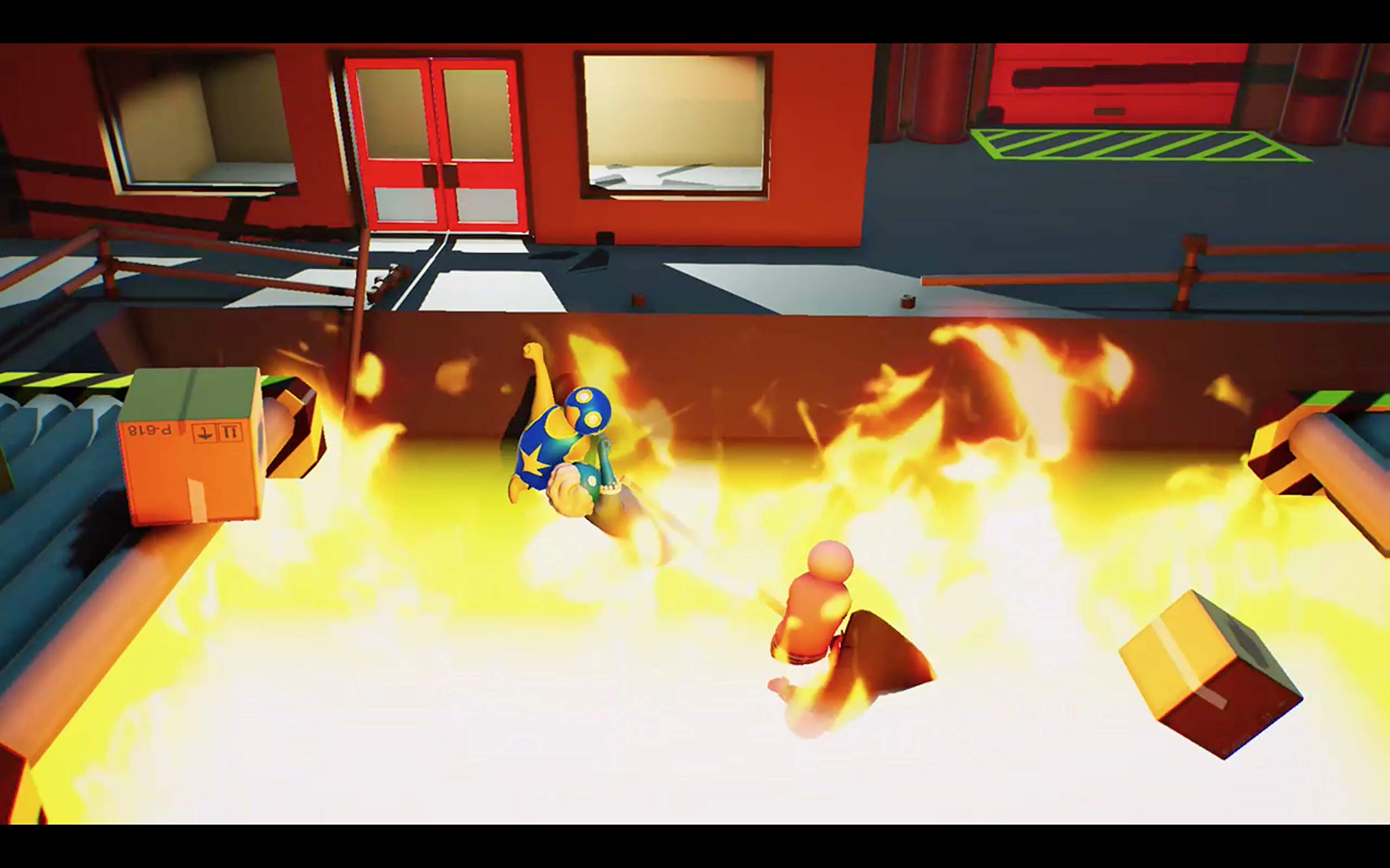 Gang Beasts PS4 Game - Multiplayer Party Fighting Video Game for PlayStation 4 | Fun for Game Nights, Family Gatherings & Friends Hangouts
