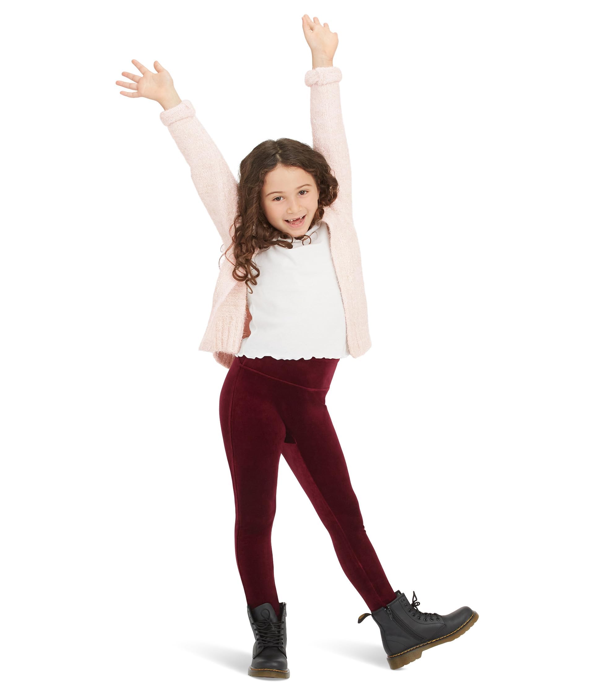 SPANX Girls Leggings for Kids - High Waist Shaping Leggings for Little & Big Kids | Perfect for School, Play & Everyday Wear