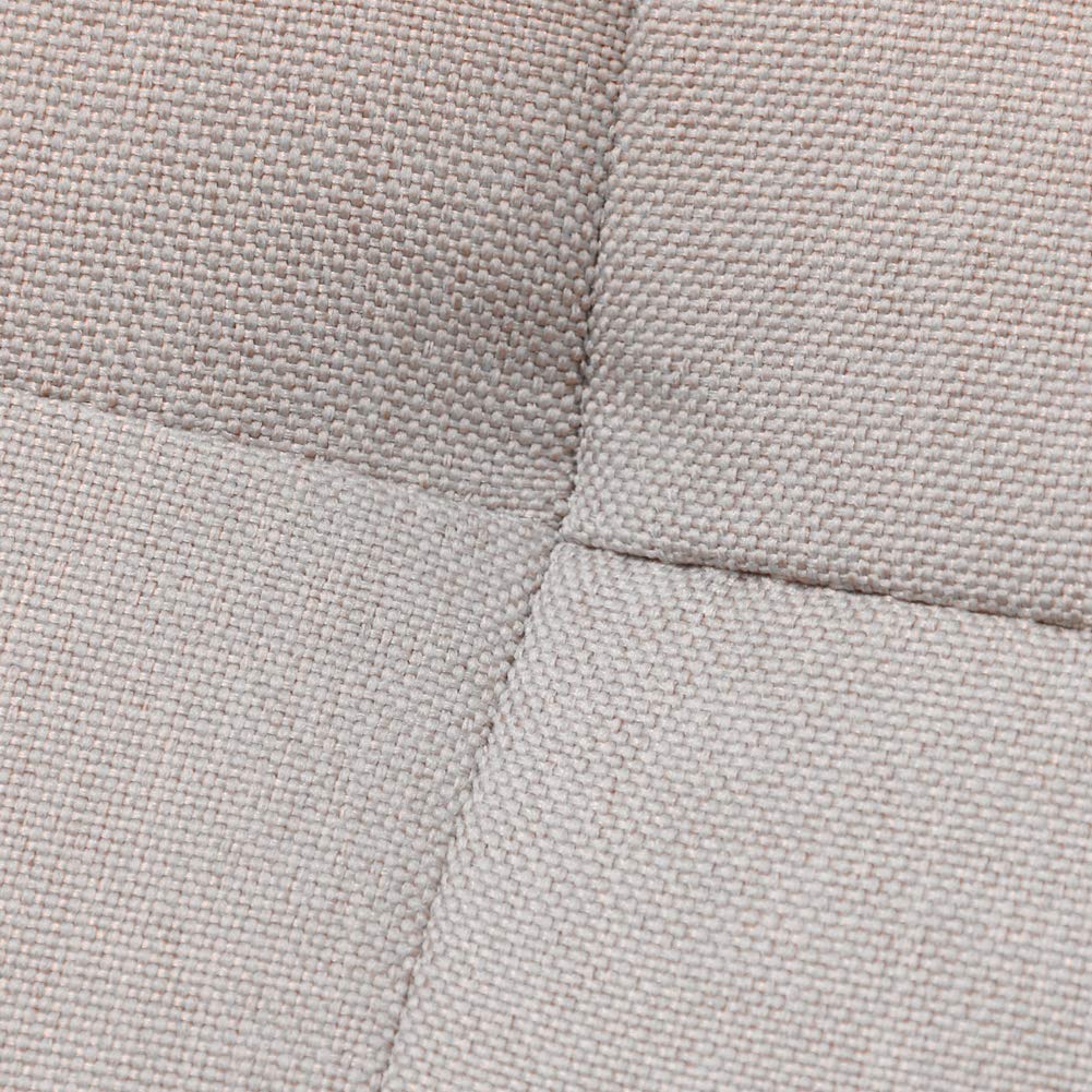 3-Seater Modular Sectional Sofa with Linen Upholstery - Compact Arm Couch for Small Spaces | Perfect for Apartments, Living Rooms & Cozy Home Decor