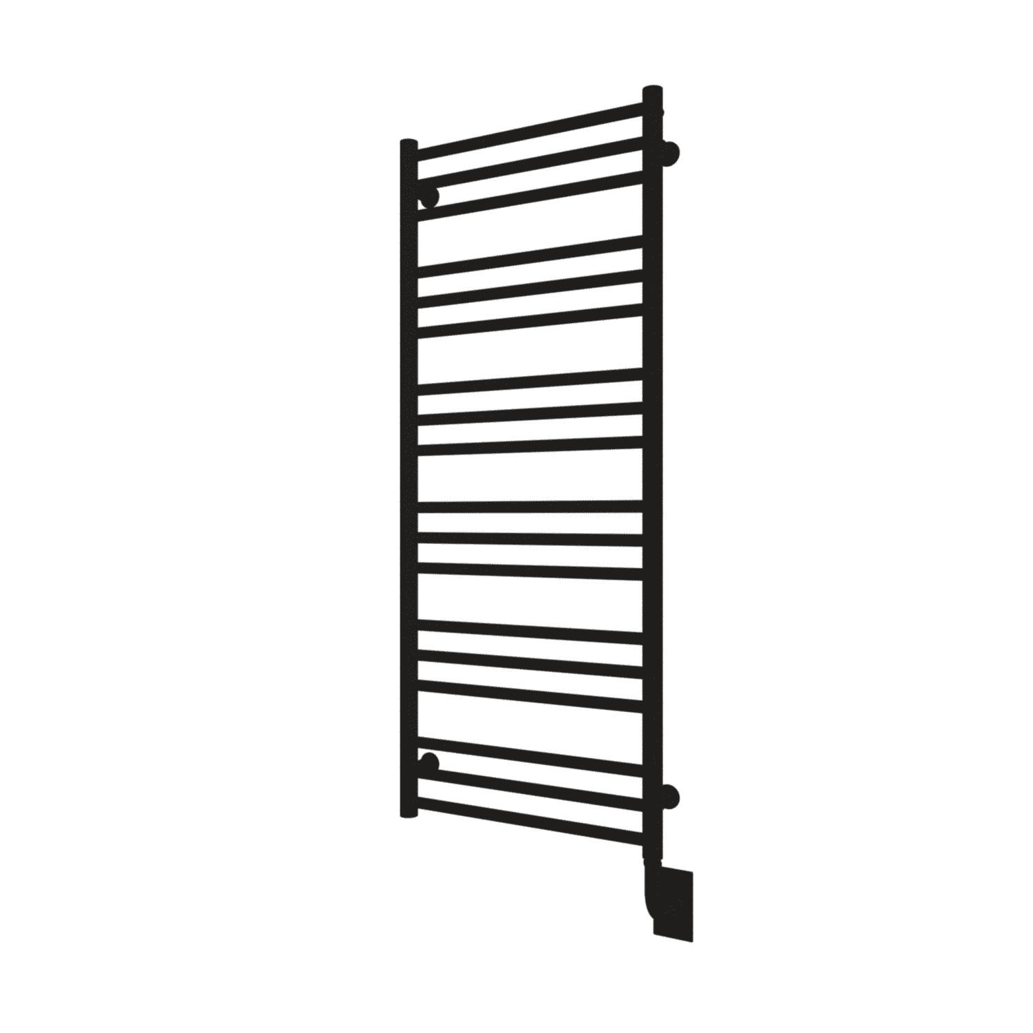 Tuzio Sorano Hardwired or Plug-In Bathroom Towel Warmer - 19.5
