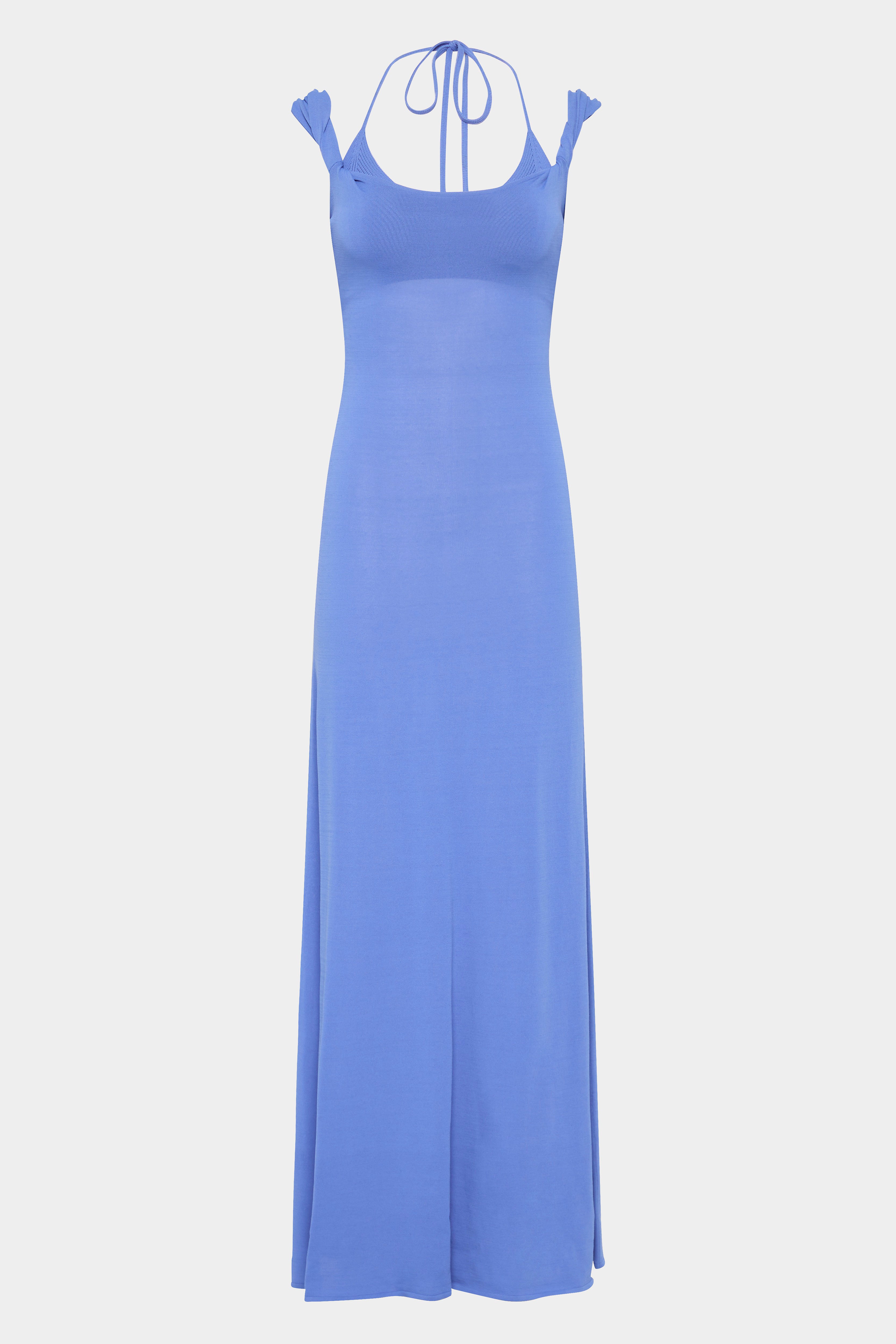 Valejo Women's Halter Neck Summer Dress - Flowy Sleeveless Maxi Dress for Beach, Vacation & Party Wear