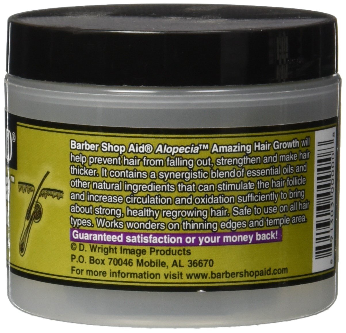 Alopecia Hair Growth Treatment - Natural & Effective Solution for Thinning Hair & Baldness - Best for Men & Women - Perfect for Daily Use & Scalp Care