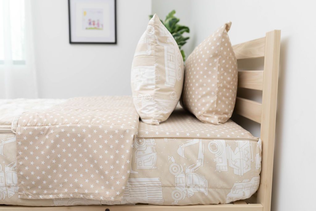 Mack Zipper Bedding Set - Soft & Breathable Comforter with Zipper Closure for Easy Washing | Perfect for Kids, Teens & Adults Bedrooms, Dorms & Guest Rooms